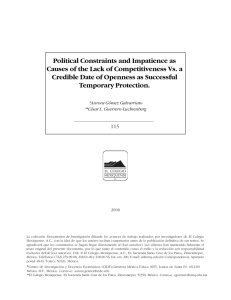 Political constraints and impatience as causes of the lack of