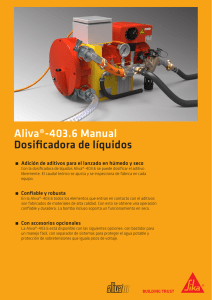 Aliva®-403.6 Manual Dosificadora de líquidos
