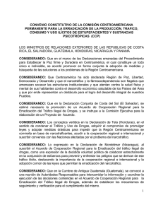 convenio constitutivo de la comision centroamericana permanente