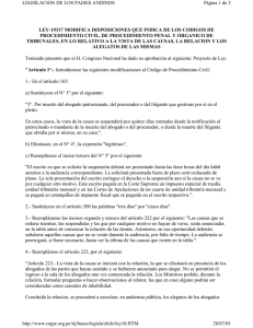 LEGISLACION DE LOS PAISES ANDINOS Página 1 de 3 http://www