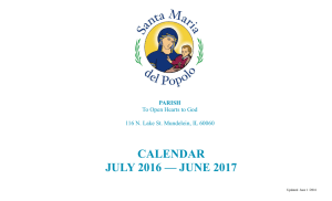 2016-2017 Parish Calendar Update JUNE 1.pub