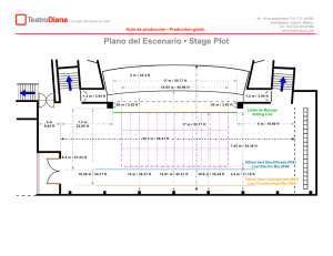 Plano del Escenario • Stage Plot