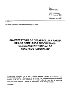 Distr. RESTRINGIDA - Comisión Económica para América Latina y