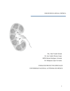 1 INSUFICIENCIA RENAL CRÓNICA Dra. Aida Venado Estrada Dr