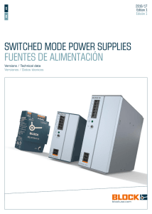 switched mode Power suPPlies fuentes de alimentación