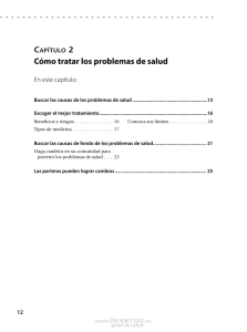 2 Cómo tratar los problemas de salud