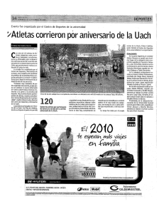 Atletas corrieron por aniversario de la UACh