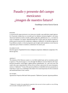 Pasado y presente del campo mexicano: ¿imagen de nuestro futuro?