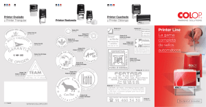 Printer Line La gama completa de sellos automáticos