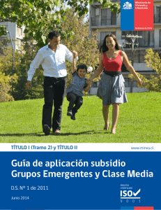 Guía de aplicación subsidio Grupos Emergentes y Clase Media