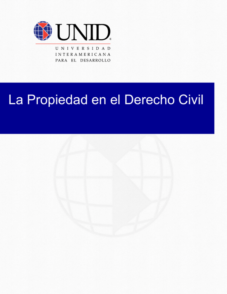 La Propiedad En El Derecho Civil 6768