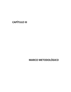 capítulo iii marco metodológico
