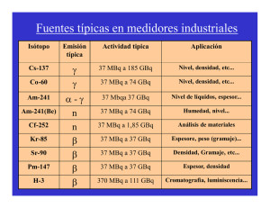 Fuentes típicas en medidores industriales - RA-4