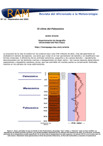 El clima del Paleozoico