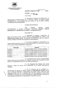 decreto exento n° 262 - Municipalidad de Cerrillos