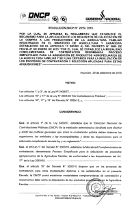 Resolución DNCP N° 2915/15 - Ministerio de Agricultura y Ganadería