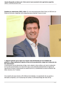 Horacio Busanello en Clarin.com: Cómo será el nuevo