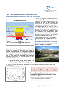 CIRSA - Área Hidrología – Planificación de márgenes