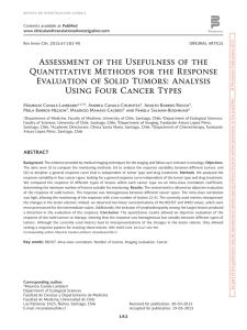 Assessment of the Usefulness of the Quantitative
