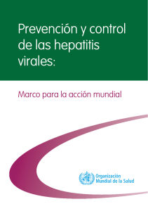 Prevención y control de las hepatitis virales