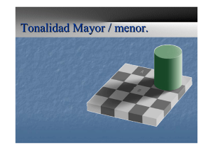Tonalidad Mayor / menor.