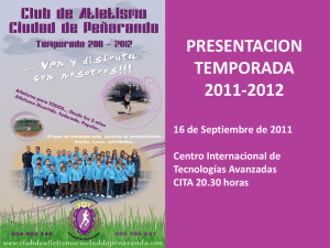 Diapositiva 1 - Club de Atletismo "Ciudad de Peñaranda"