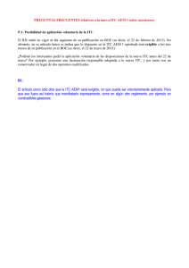 R1: El artículo único sólo dice que la ITC AEM1 será exigible, no