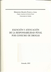 exención y atenuación de la responsabilidad penal