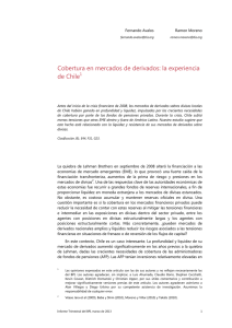 Cobertura en mercados de derivados: la experiencia de Chile