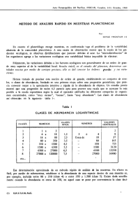 método de analisis rapido en muestras planctonicas