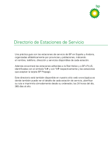 Directorio de Estaciones de Servicio BP