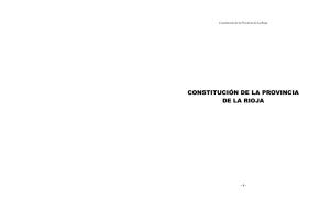 constitución de la provincia de la rioja
