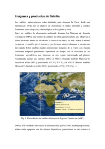 Imágenes y productos de Satélite