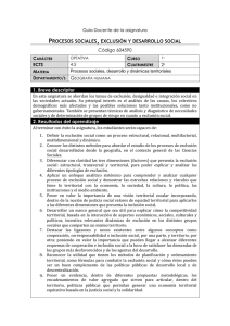 procesos sociales, exclusión y desarrollo social