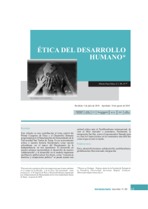 tica del desarrollo humano - Revistas Científicas Universidad Santo