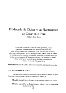 El Mercado de Divisas y las Fluctuaciones