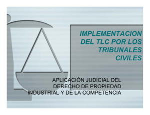 implementacion del tlc por los tribunales civiles