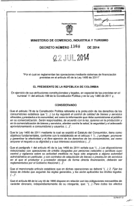 Decreto No. 1368 del 22 de julio de 2014