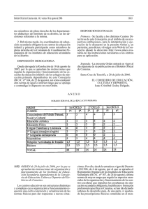 Normativa de Organización y Funcionamiento de los Institutos de