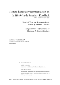 Tiempo histórico y representación en la Histórica de Reinhart