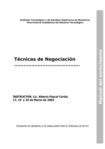 PDF Técnicas de Negociación