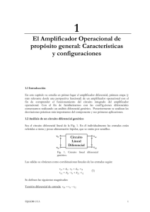 El Amplificador Operacional de propósito general: Características y