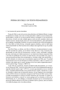 poema de chile - Revista Chilena de Literatura