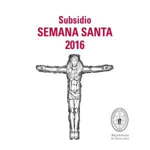 semana santa 2016 - Arzobispado de Santiago
