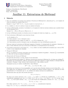 Auxiliar 11: Estructuras de Herbrand - U