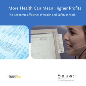More Health Can Mean Higher Profits - The Economic