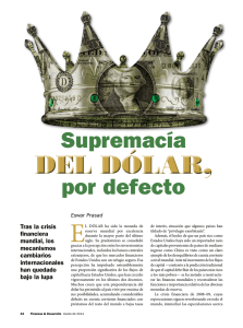 Supremacía del dólar, por defecto Finanzas y Desarrollo