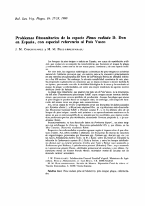 Problemas fítosanitarios de la especie Pinus radiata D. Don en