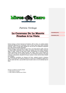 "La Caravana De La Muerte Pruebas A La Vista", Patricia Verdugo