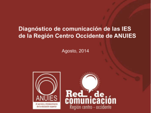 Diagnóstico de comunicación de las IES de la Región Centro